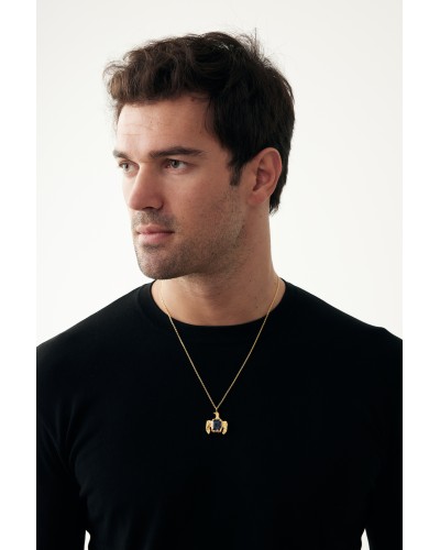 The Sapphirus Aquila Necklace Gold