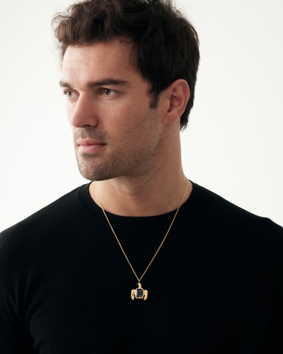 The Sapphirus Aquila Necklace Gold