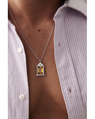 The Templum Porta Necklace Silver