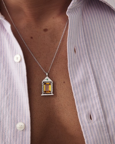 The Templum Porta Necklace Silver