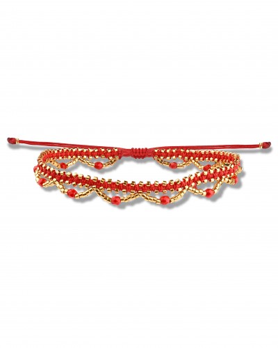 The Caelestis Rubra Anklet