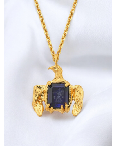 The Sapphirus Aquila Necklace Gold