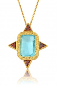 The Gemma Divina Aquamarine Necklace