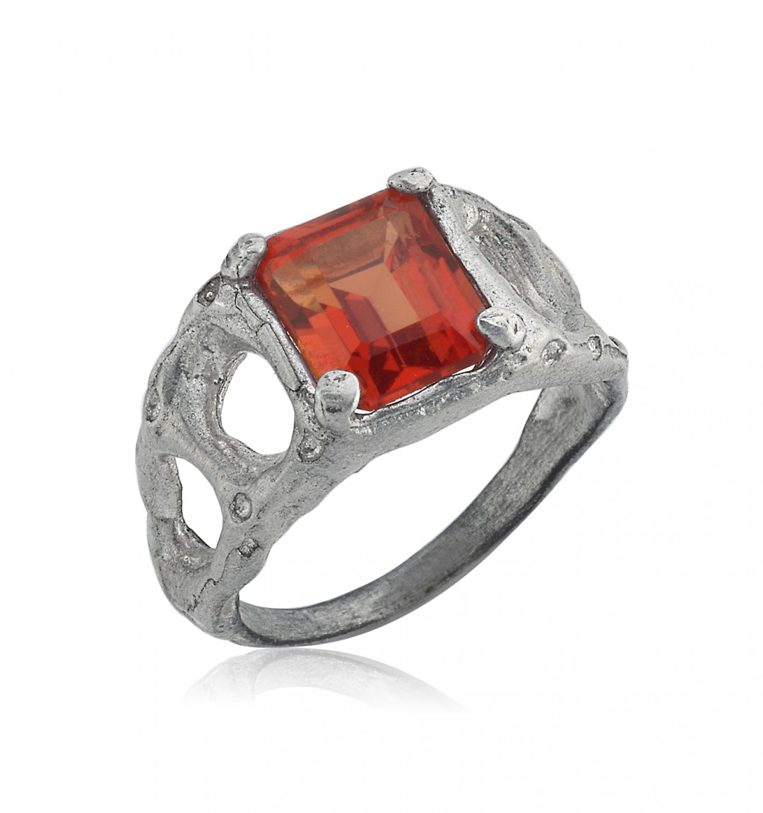 The Flamma Ring Silver