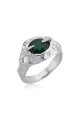 The Viridis Ymul Silver Ring