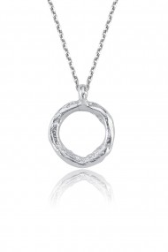 The Hula Hoop Silver Necklace