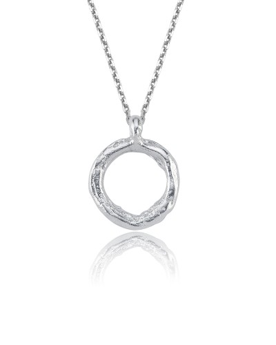The Hula Hoop Silver Necklace