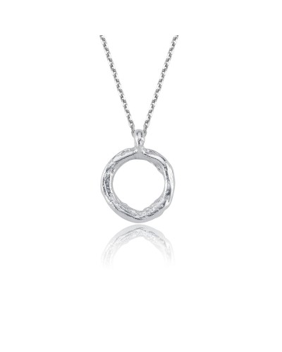 The Hula Hoop Silver Necklace